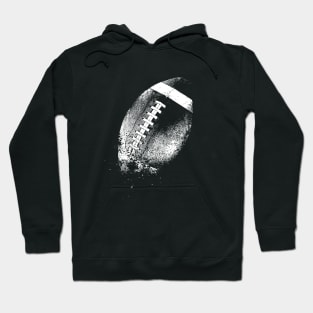 Football-American-Ball-Sports-Distressed-Eroded Hoodie